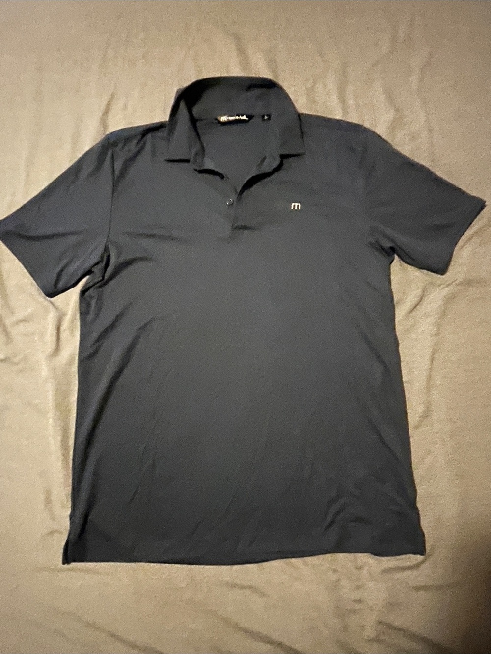 Travis Mathew Dark Navy Short-Sleeve Polo